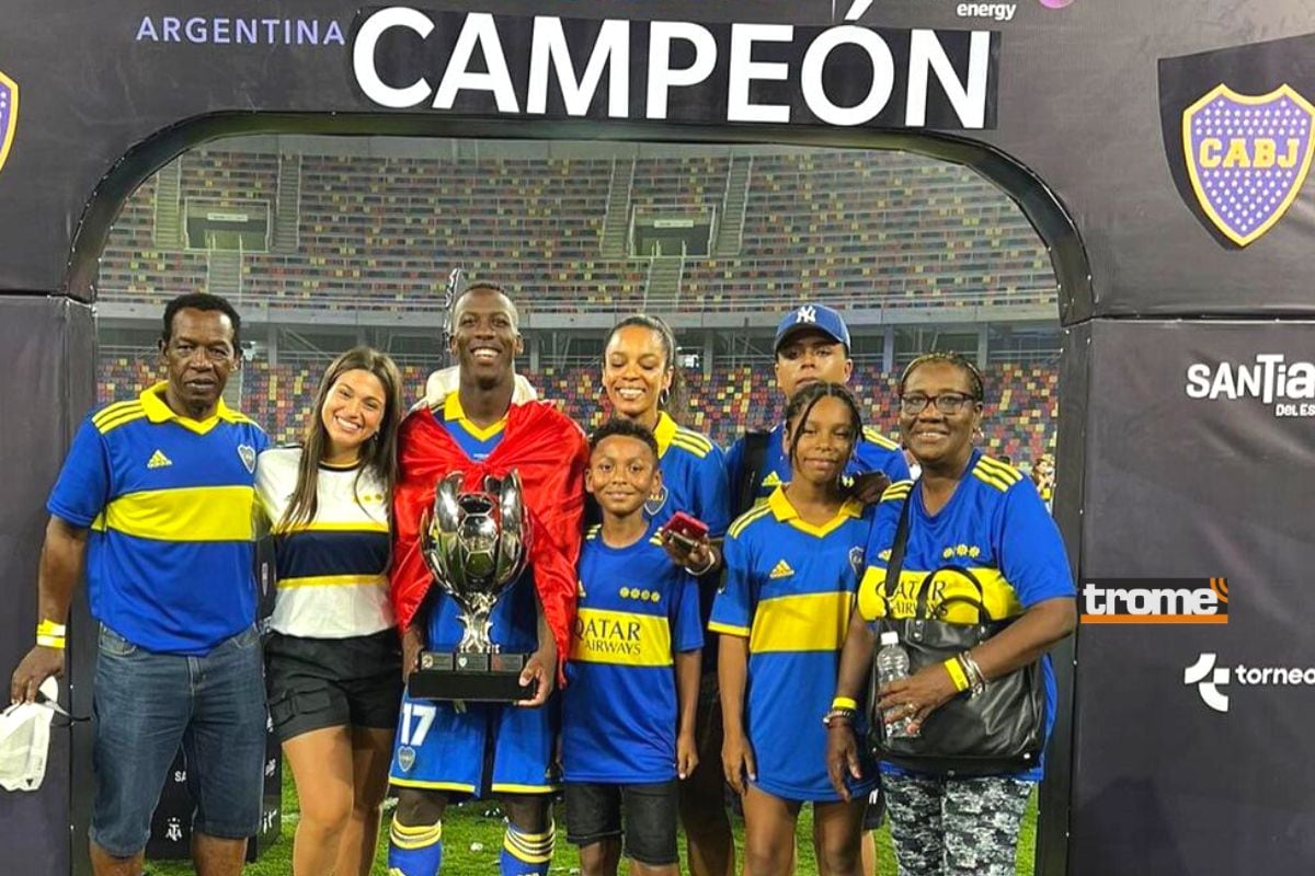 Familia del jugador estuvo en su mejor momento con Boca Juniors (Foto: @luisadvincula17_)