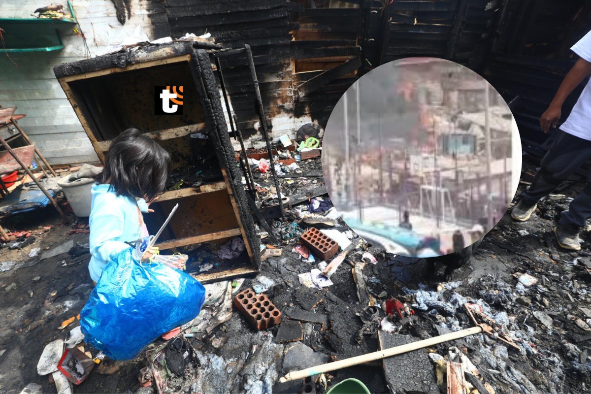 Diez familias perdieron absolutamente todas sus pertenencias. Foto: GEC.