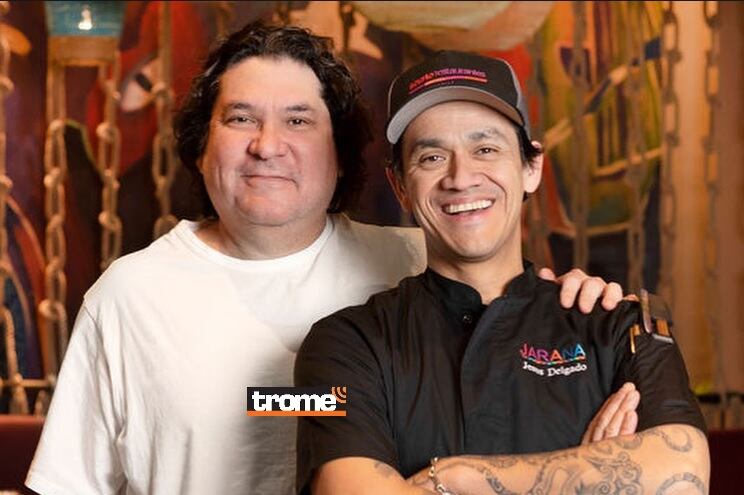 Gastón Acurio con el chef Jesús Delgado. El nuevo restaurante en el gran American Dreams de New Jersey hace disfrutar delicias del Perú. (Isabel Medina / Trome / Jarana).