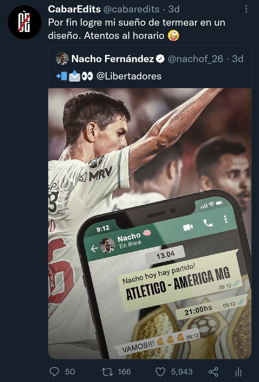 Universitario de Deportes publicó una imagen en sus redes, la cual guarda mucha similitud con una hecha en Argentina. Foto: Captura.