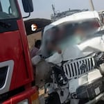 ¡Tragedia en Lambayeque! Niño de 5 años y chofer mueren en choque entre miniván y tráiler cargado de arroz
