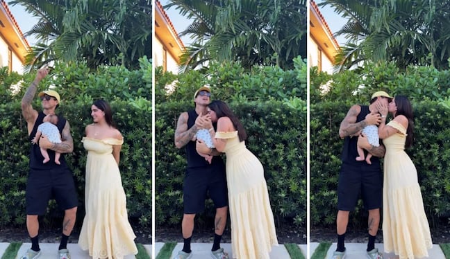 ¡Tres meses de puro amor! Hugo García e Isabella Ladera celebran nueva etapa de su hijo Koa