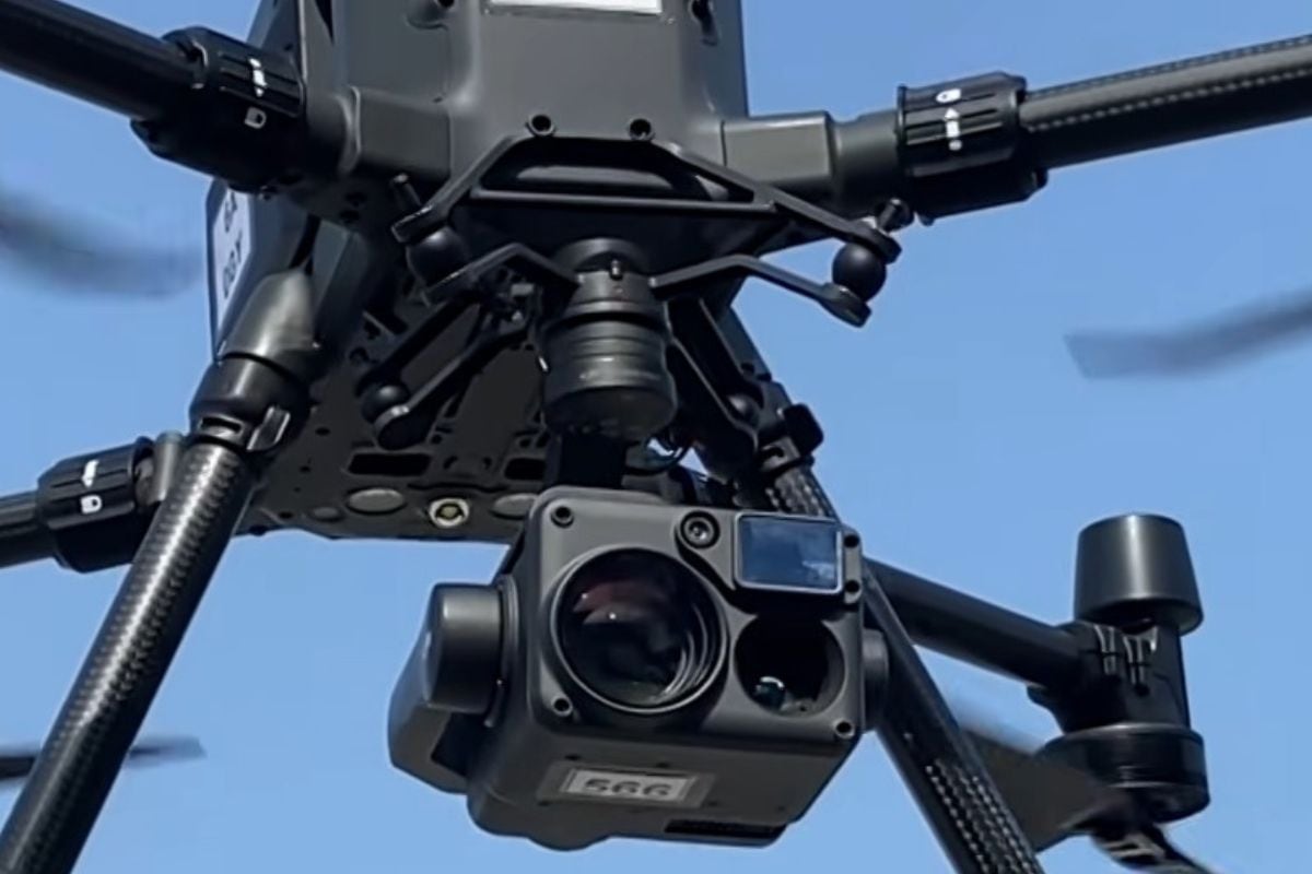Dron de la FAP podrá monitorear el desfile patrio para que todo vaya con normalidad. Foto: 24 horas.