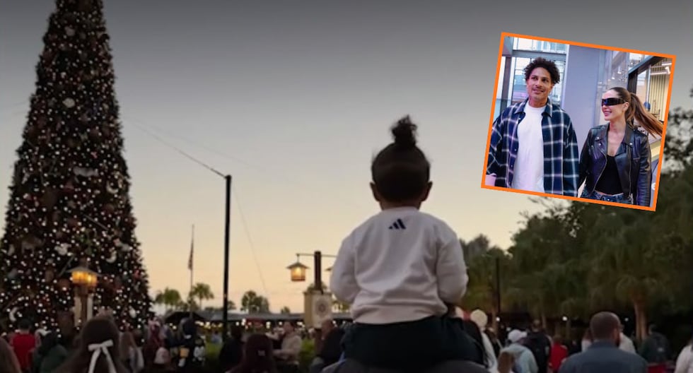 Paolo Guerrero disfruta de vacaciones familiares en Disney con su esposa e hijos