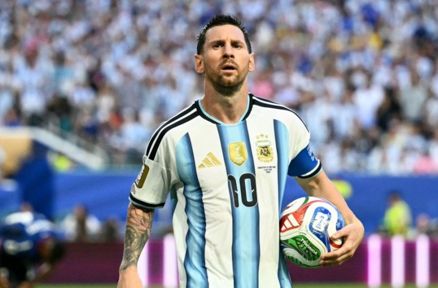Lionel Messi. (Photo by CHANDAN KHANNA / AFP)