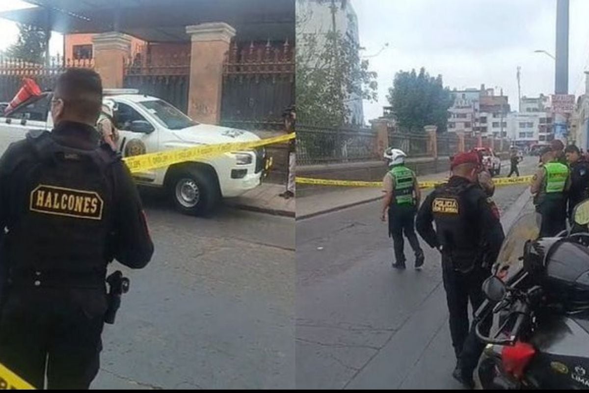 Policía desplegó operativo y utilzaron armas de reglamento (Foto: @rpp)