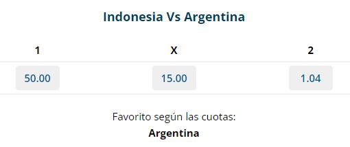 Argentina vs Indonesia se enfrentan por amistoso de fecha FIFA sin Lionel Messi. Foto: Captura.