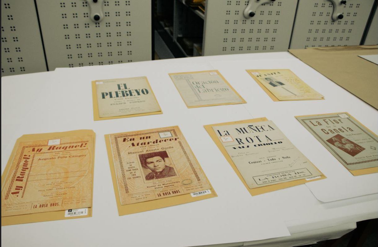 Partituras digitalizadas originales guarda la BNP. Foto: BNP.