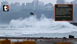 Se confirma alerta de tsunami con mensaje en celulares que alarma a peruanos: “Activar los protocolos de evacuación”