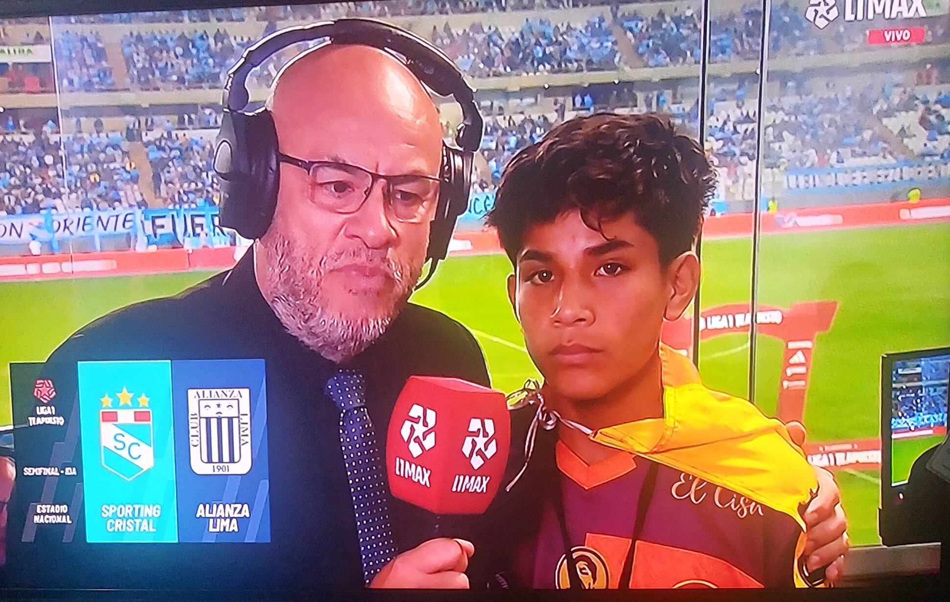 Cliver Huamán en los playoffs. (Captura L1 MAX)