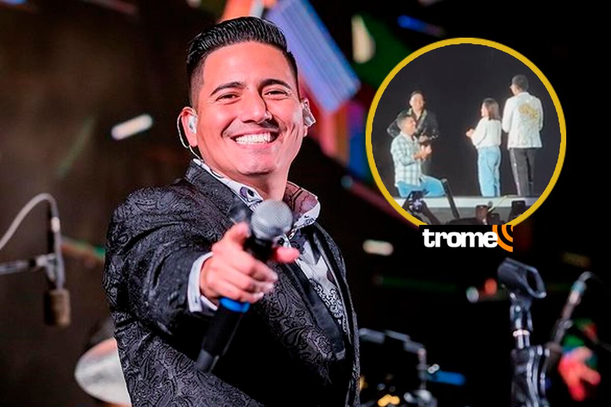 Hermano de Pedro Loli sorprende en pleno concierto del Grupo 5. Foto: Instagram