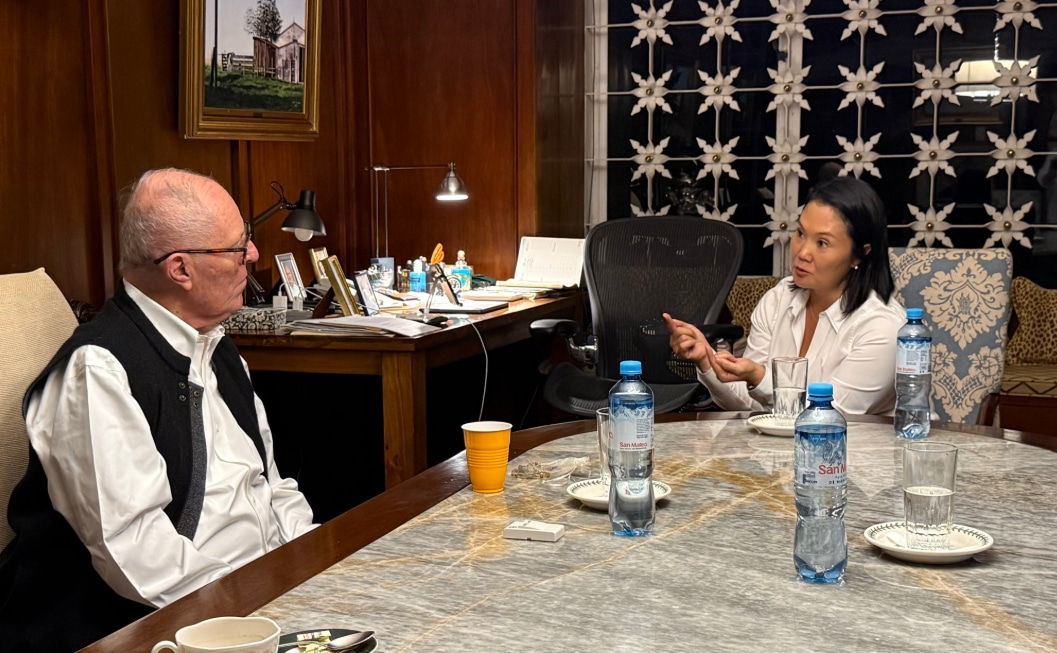 Keiko Fujimori se reunió con el expresidente Pedro Pablo Kuczynski. (Foto: X)