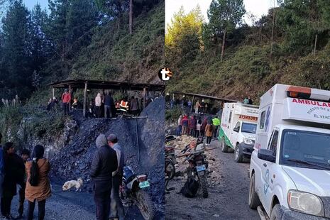¡Angustia en Cajamarca! Tres mineros llevan horas atrapados en un socavón tras derrumbe en Chota
