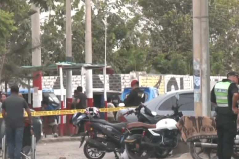 Policías de Laura Caller acordonaron la zona. (24 Horas)