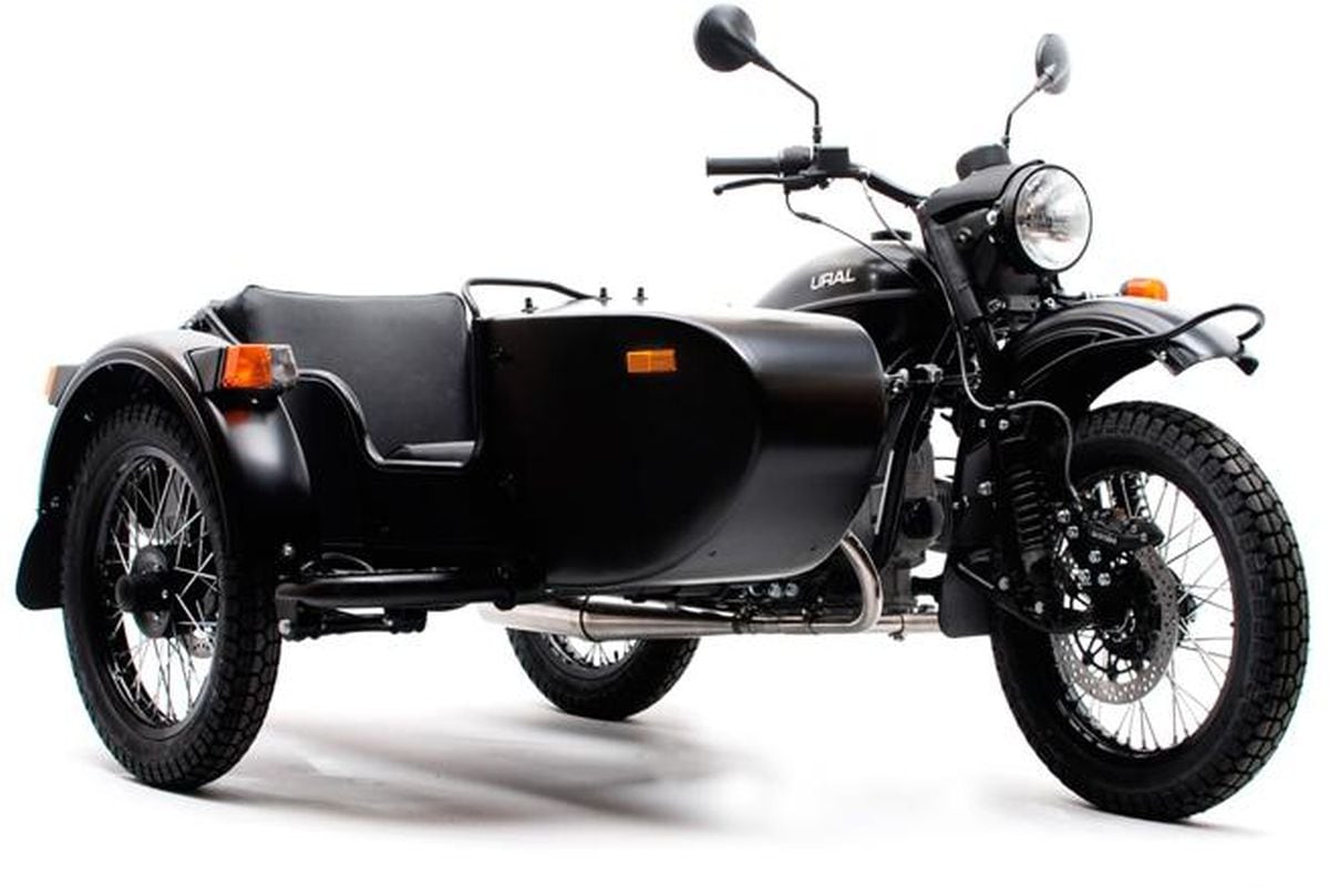 La Ural con sidecar suele usarla para trasladar consigo a sus hijos (Foto: Ural)