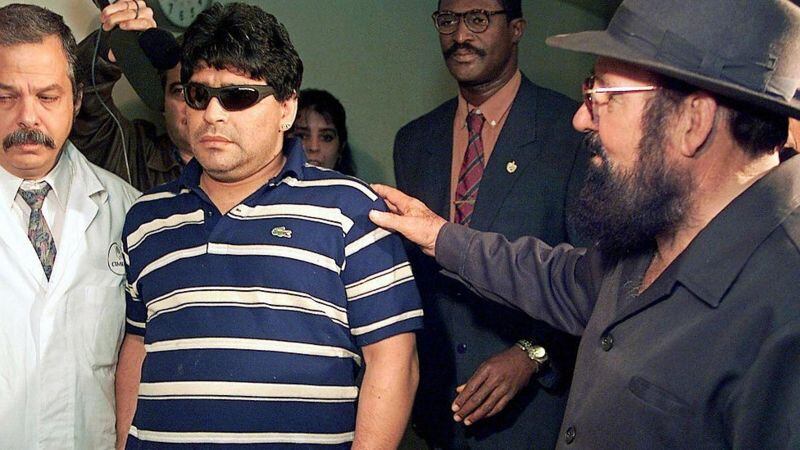 Maradona se estableció en Cuba en el año 2000 para hacer frente a su adicción a las drogas. (Getty Images).