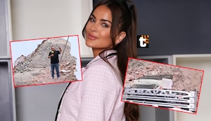 ¡Se llevó una palmera! Imágenes de cómo quedó la pared donde chocó camioneta de Laura Spoya