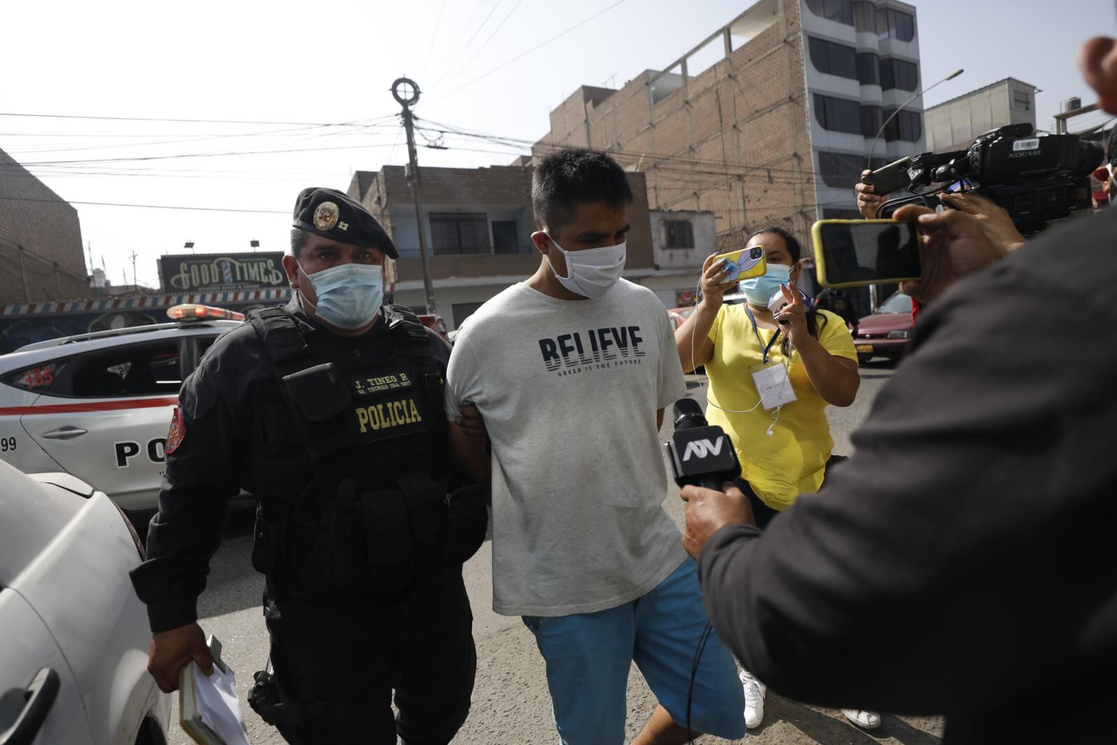 Intento de homicidio ocurrió en puesto de mercado de San Juan de Lurigancho. | Foto: Diana Marcelo