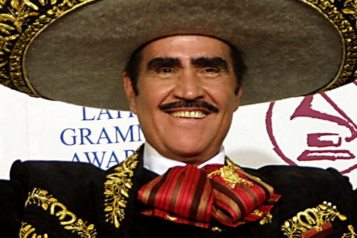 Vicente Fernández en una presentación pública (Foto: AFP)