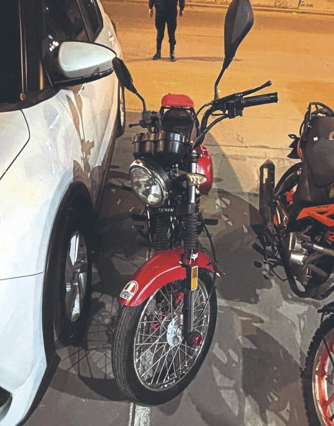 'Chamo Loco' se trasladaba en una moto cuando fue capturado