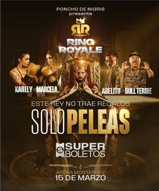 Nicola Porcella participará en el Ring Royale de México.(@ringroyalefights)