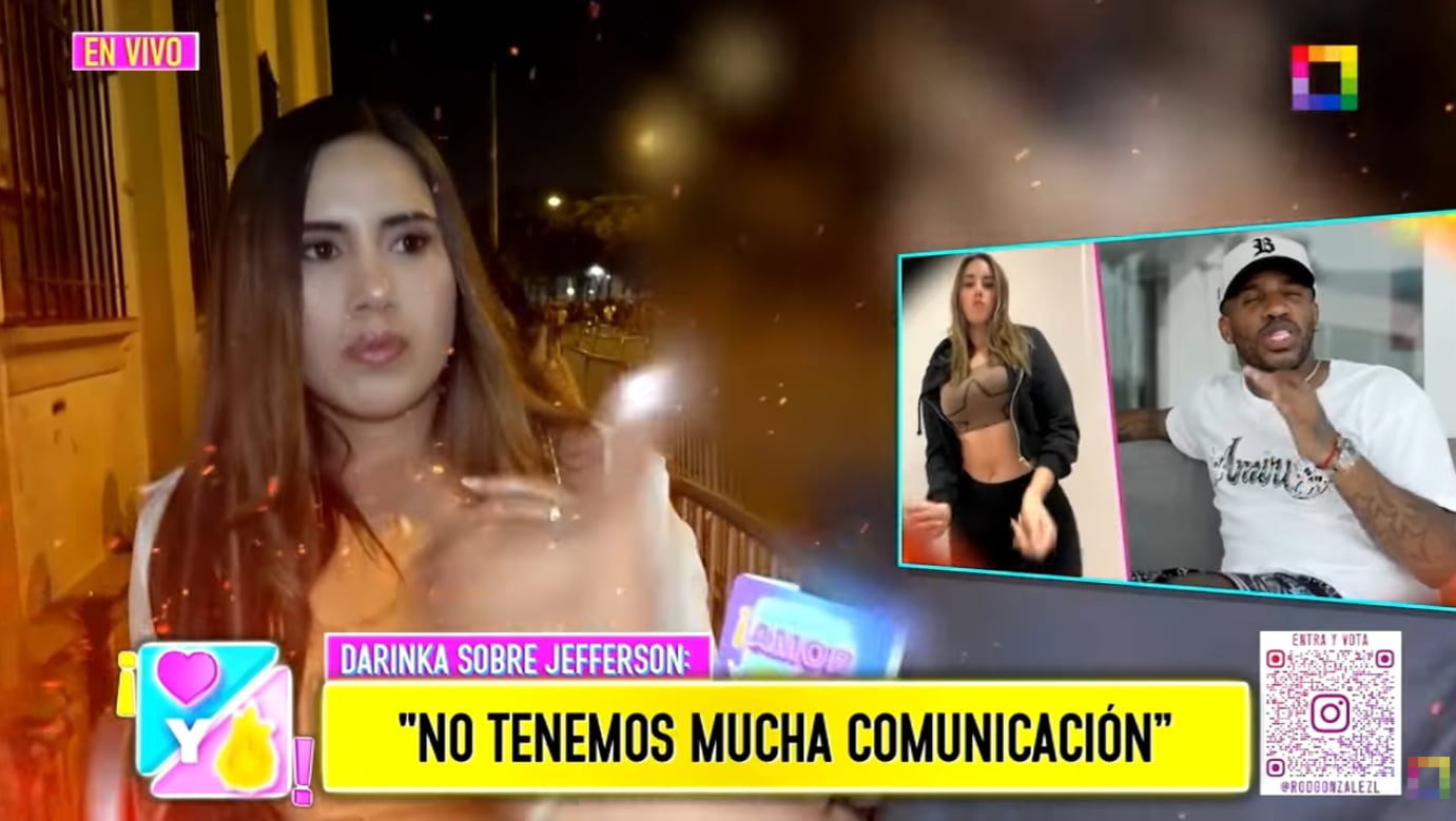Darinka Ramírez asegura que no tiene comunicación alguna con Jefferson Farfán.
