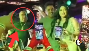 Lucho Barrunto se juergeó con Cueva y lo animó mientras oficializaba a Pamela