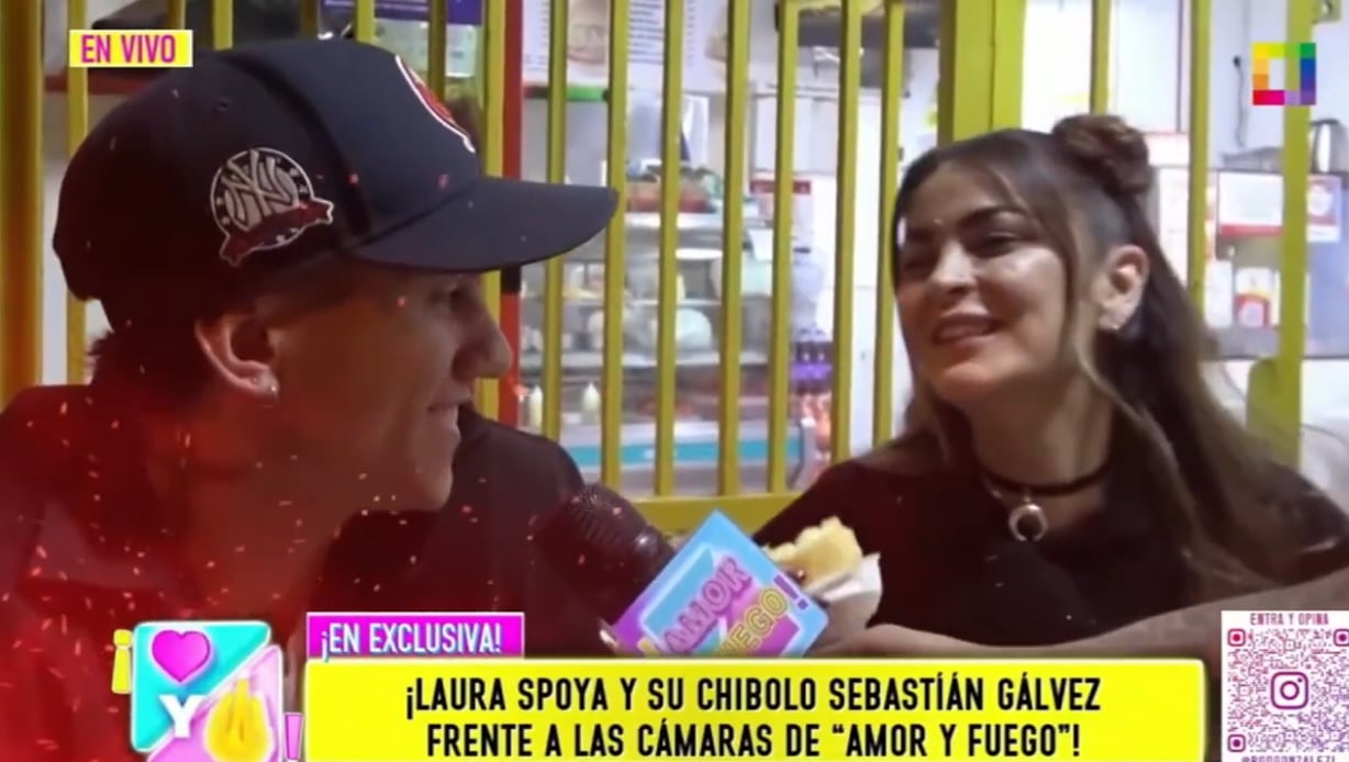 Laura Spoya no oficializa a Sebastián Gálvez, pero revela que se están conociendo.