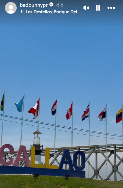 Bad Bunny comparte videos de Lima y muchos creyeron que estaba en nuestro país.