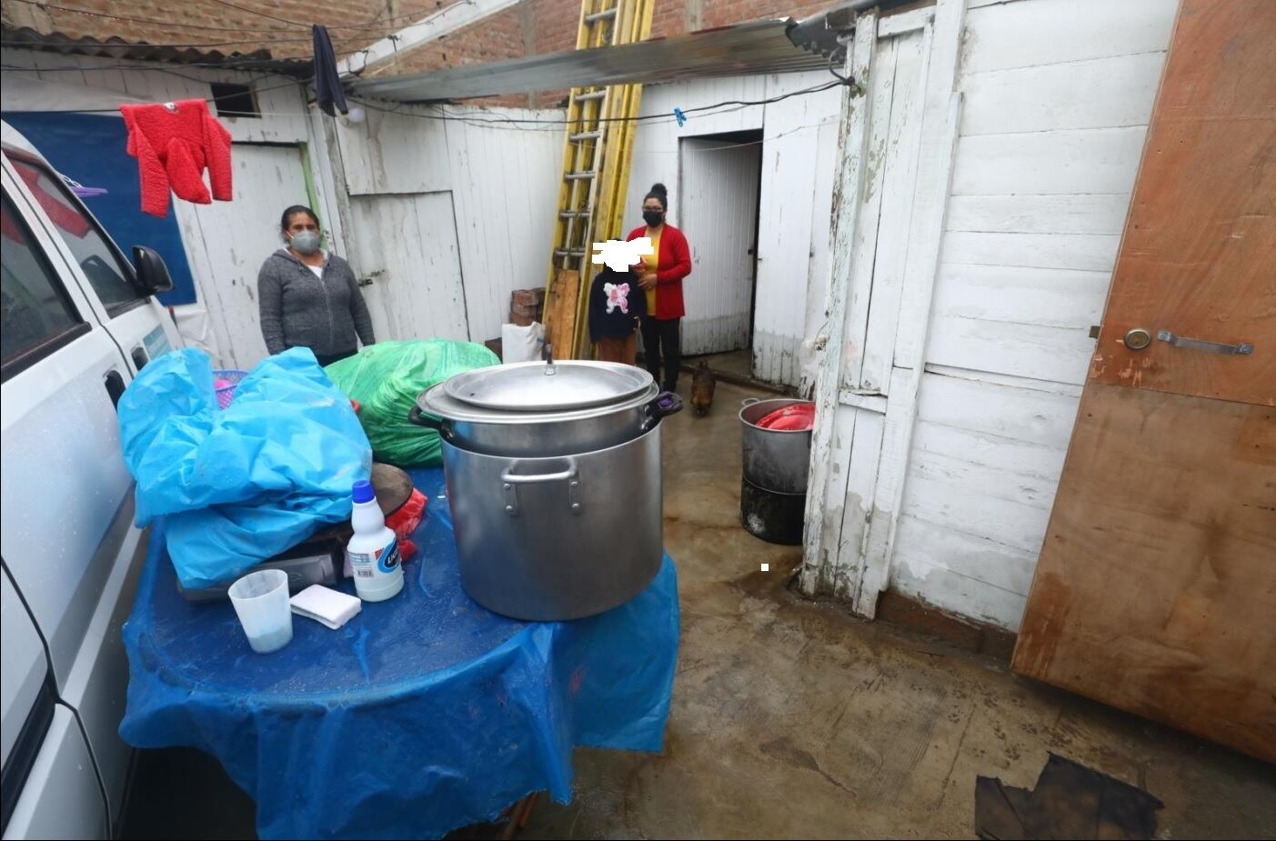 Delincuentes estuvieron casi 10 minutos dentro de la casa. | Foto: Gonzalo Córdova