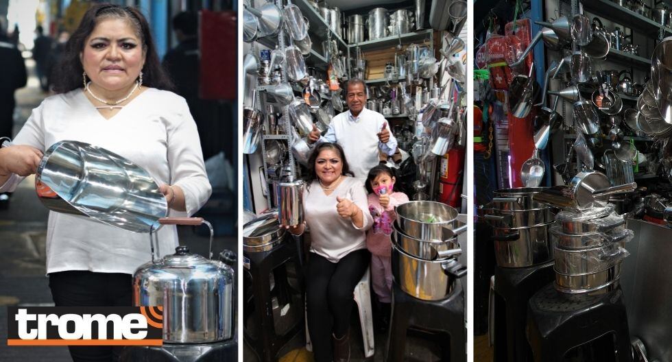 Zenobia Bonifacio dirige con firmeza su taller de artículos de acero.