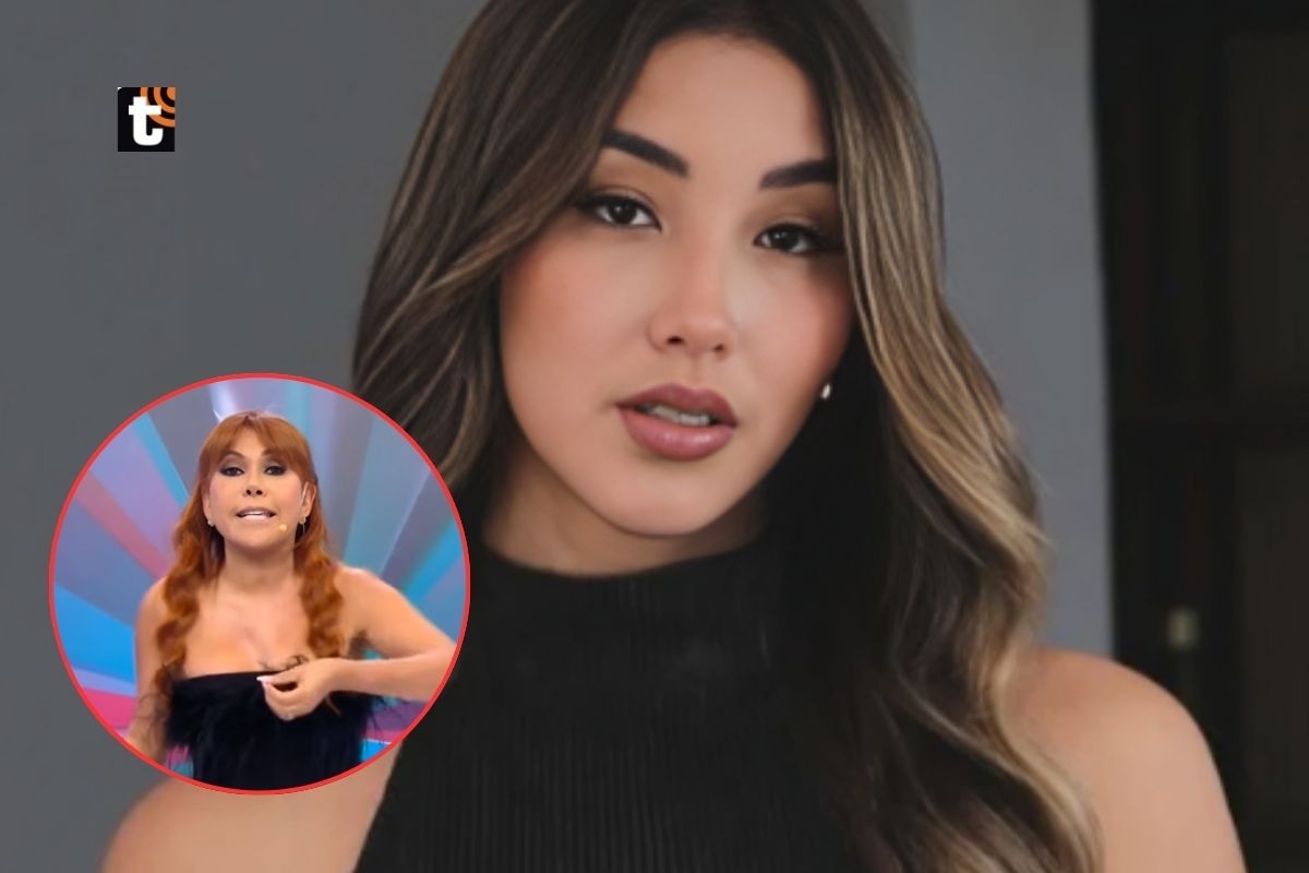 Magaly Medina dio con palo a Xiomy Kanashiro.