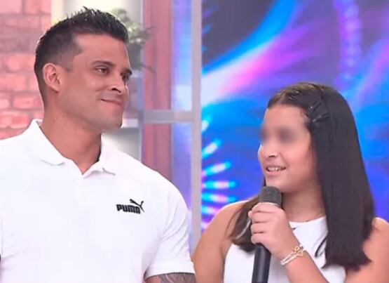 Christian Domínguez y su hija, quien recientemente ha dicho que no ve a su padre hace cuatro meses.