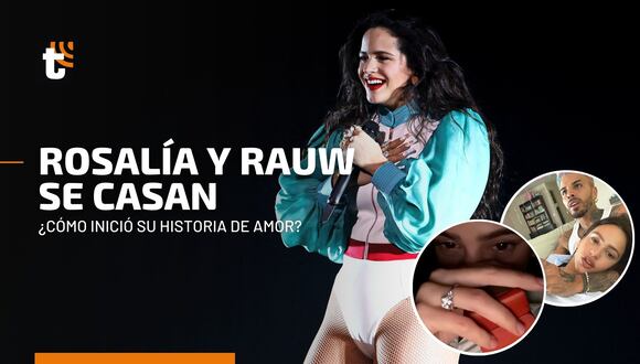 Rosalía y Rauw Alejandro anuncian que se casan: la historia de amor detrás de su álbum colaborativo “RЯ”