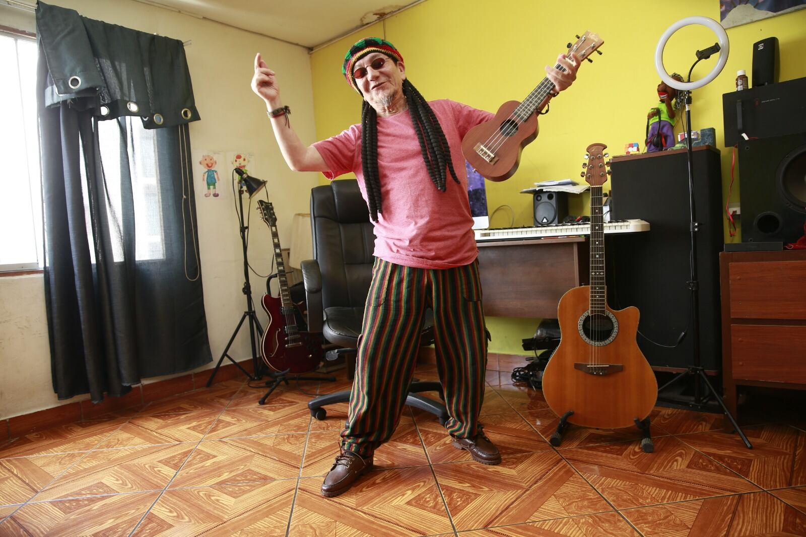 Cultiva el rock de los 80 y hace Jazz Quechua (Foto: Allengino Quintana)