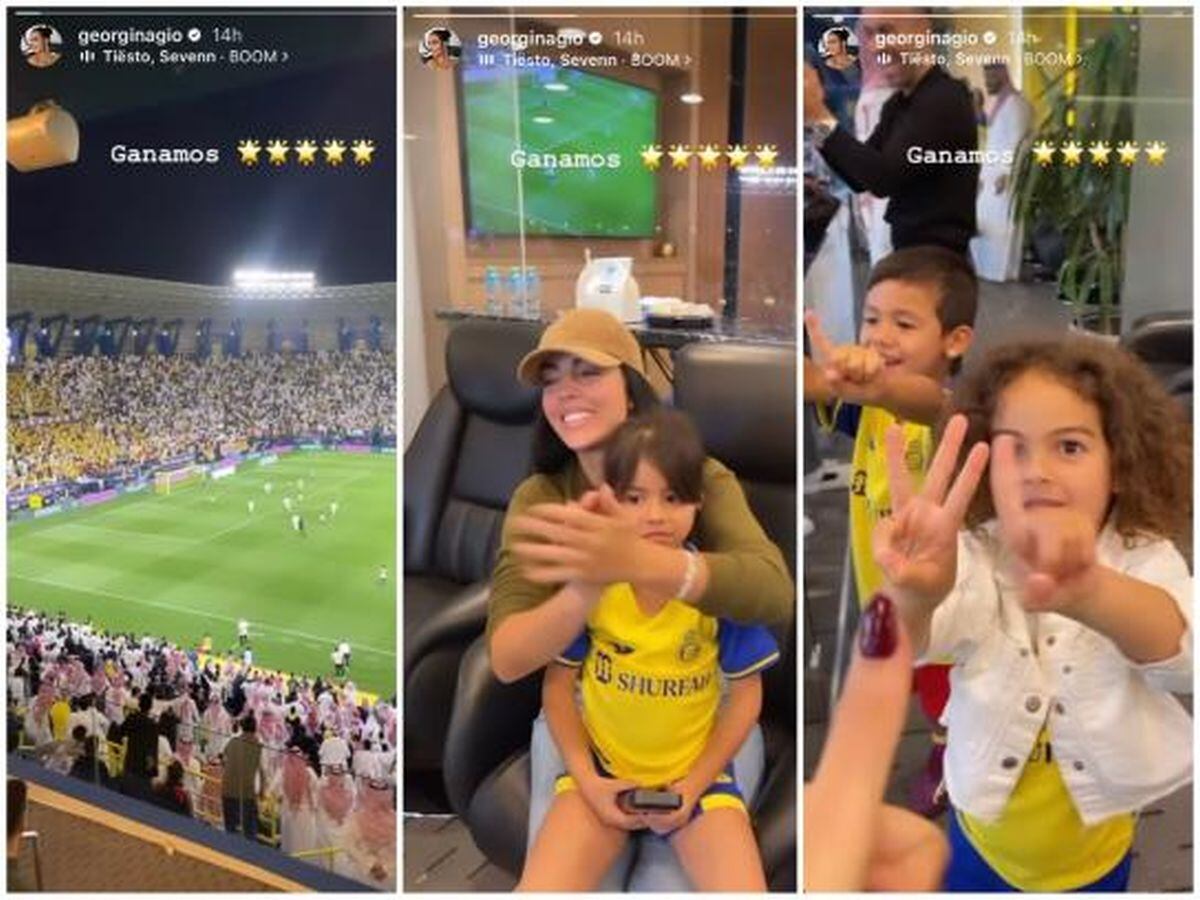 La publicación de Georgina en su historia de Instagram (Foto: Georgina Rodríguez / Instagram)