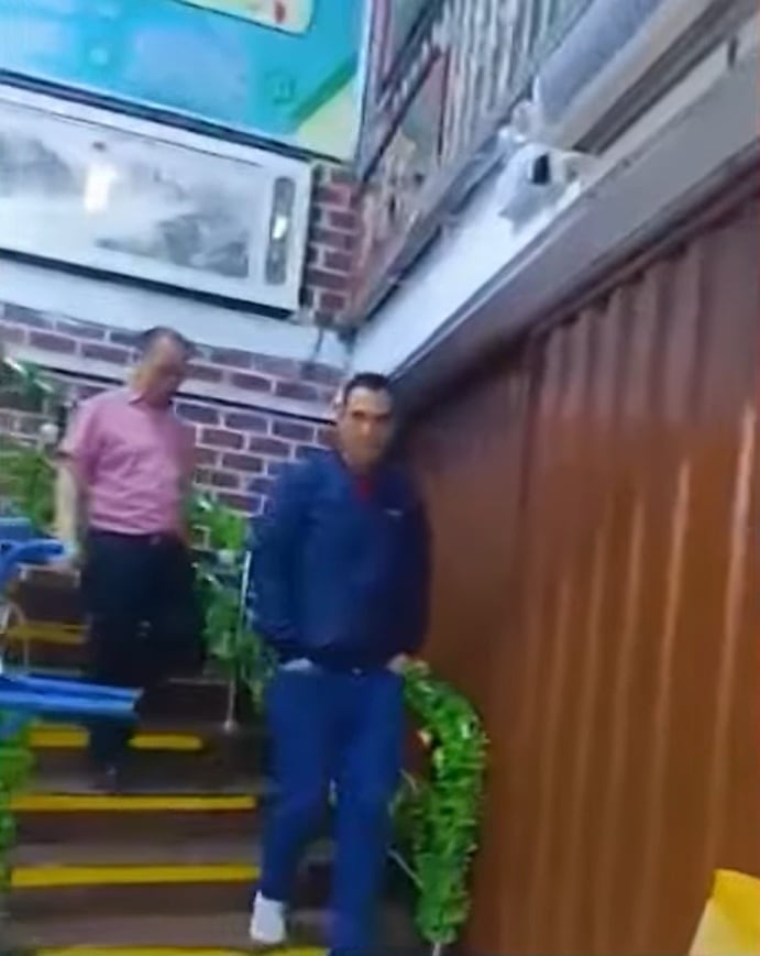 El presidente José Jerí junto al empresario chino Zhihua Yang en un nuevo difundido. (Foto: Captura Willax TV)