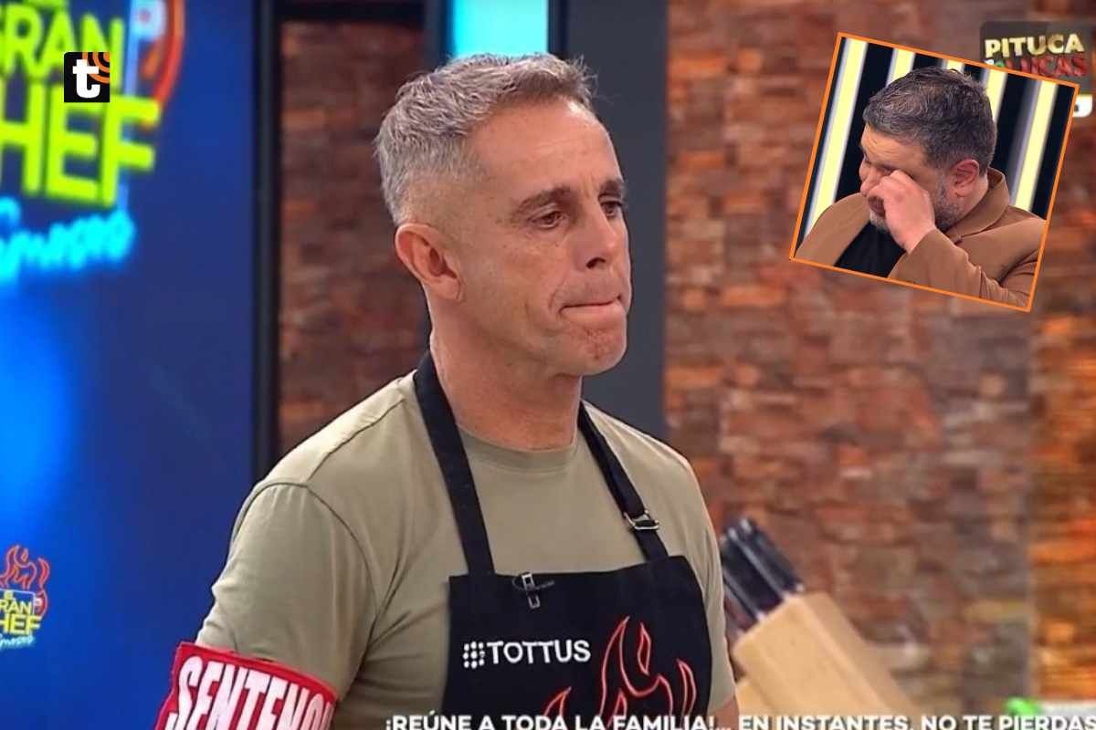 Julinho se despide de El Gran Chef Famosos. (Captura Latina)