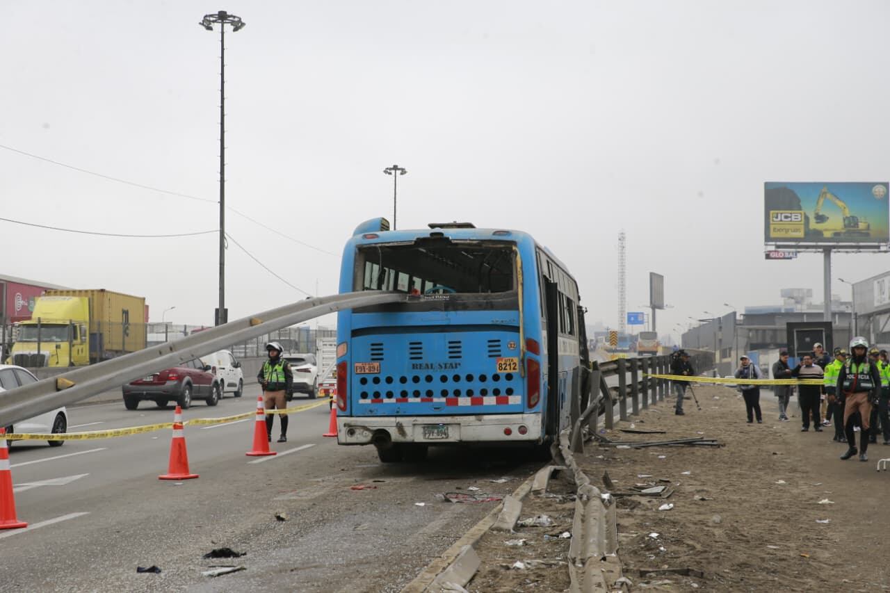 Accidente en Ate. Foto: Allen Gino Quintana / @photo.gec