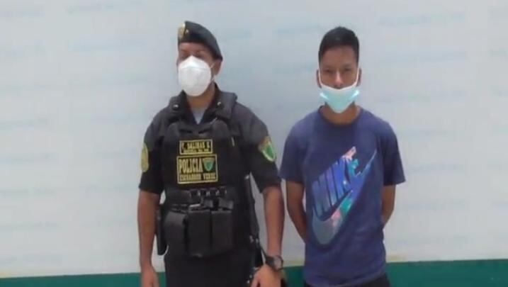 Jordán Josué Villegas Fernández (18), ‘Loco Jordán’, y su cómplice, le robaron la cartera a una comerciante y a su hija,