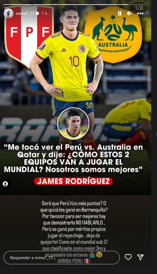 La respuesta de Manco a James. (Captura)