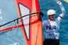 ¡Orgullo peruano! María Belén Bazo ganó diploma olímpico al quedar cuarta en windsurf femenino de París 2024