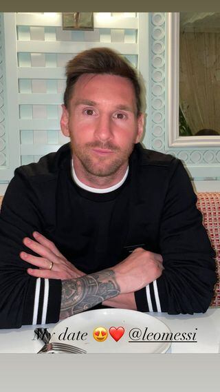 Lionel Messi tuvo cena con su esposa Antonella Roccuzzo. (Foto: @antonelaroccuzzo).