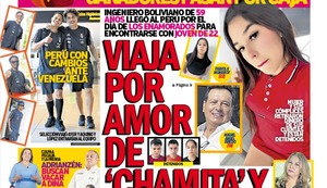 VIAJA POR AMOR DE ‘CHAMITA’ Y DESAPARECE