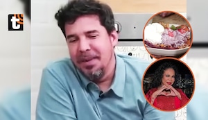 Gabriel Calvo prueba el ceviche con chantilly y papas fritas que comía Eva Ayllón y queda en shock: “No puede ser posible”