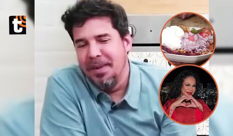 Gabriel Calvo prueba el ceviche con chantilly y papas fritas que comía Eva Ayllón y queda en shock: “No p...