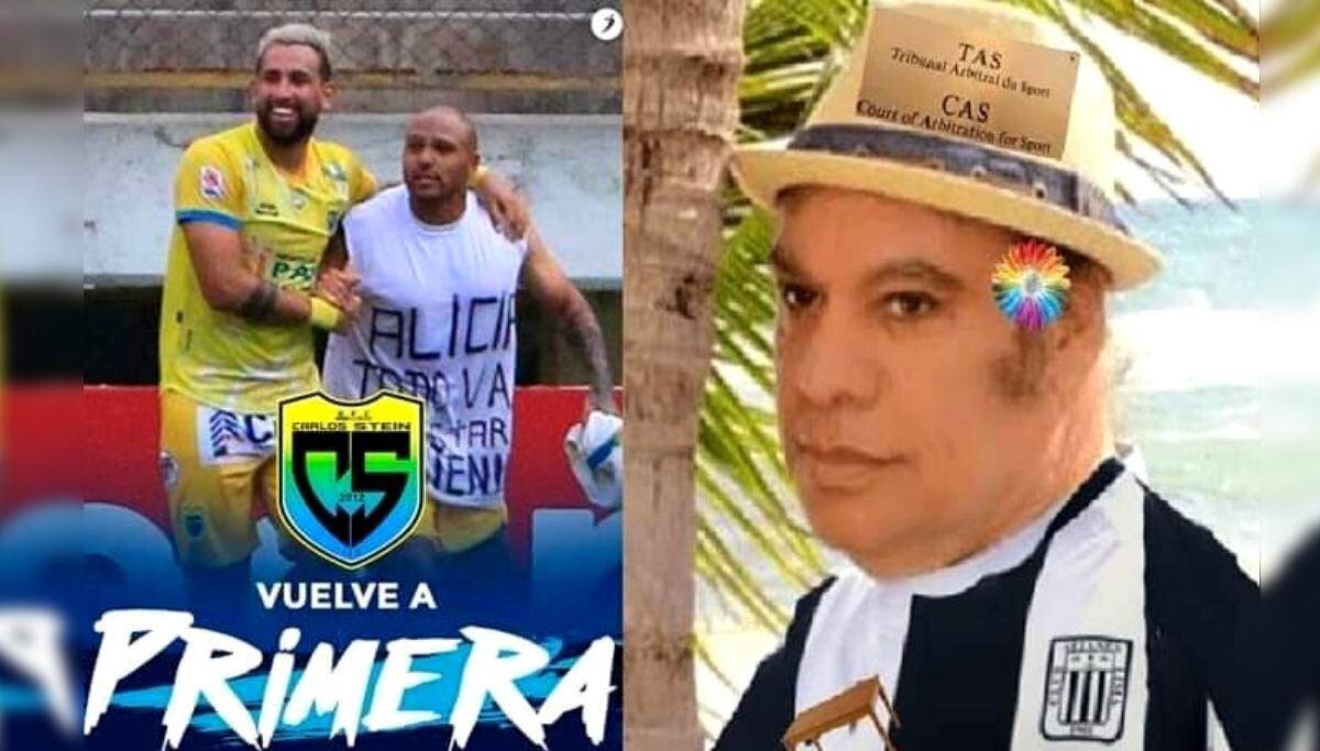 Alianza Lima fue uno d elos blancos en medio de los festejos de Carlos Stein (Captura Twitter)