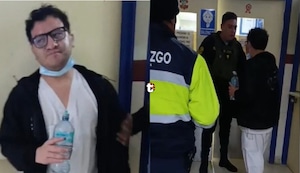 ¡Escándalo en hospital de Cajamarca! Interno de Medicina intentó atender ebrio a herido en sala de emergencias: “A ver, sopla”