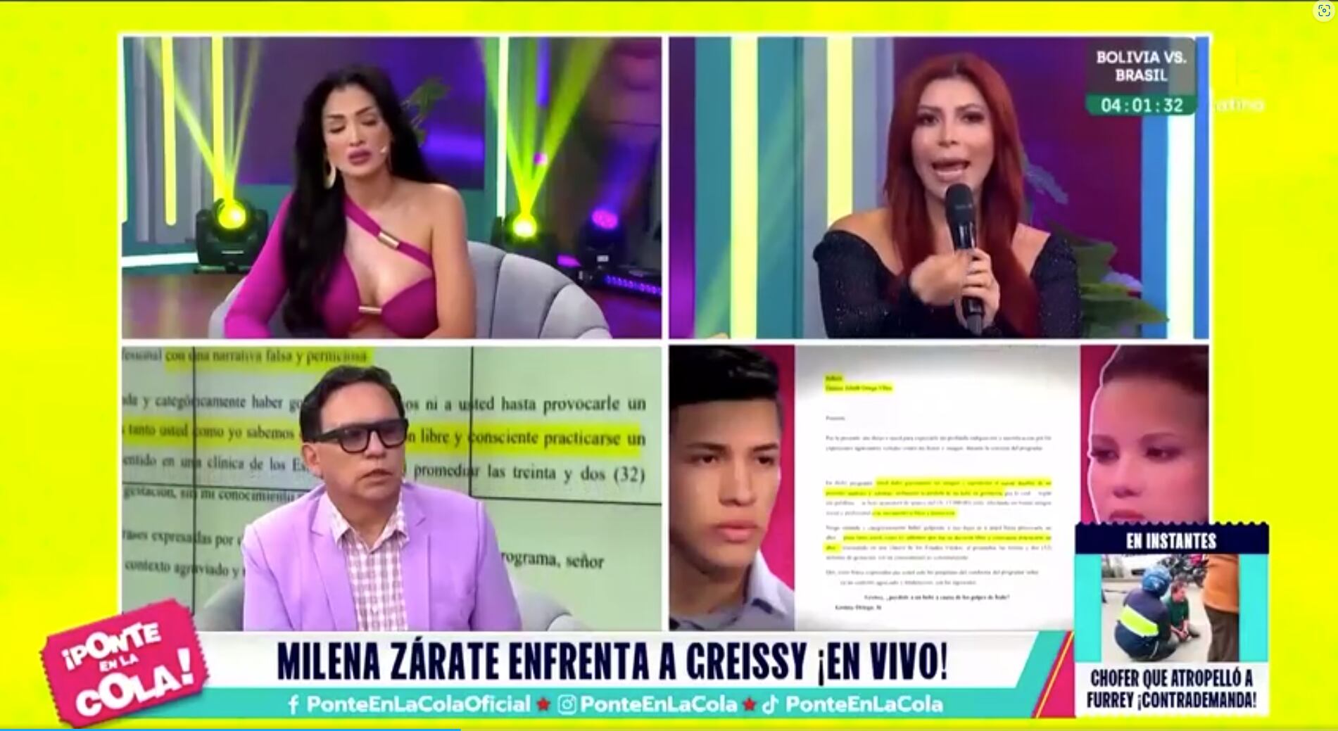 Colombiana se enfrenta a su hermana Greissy.