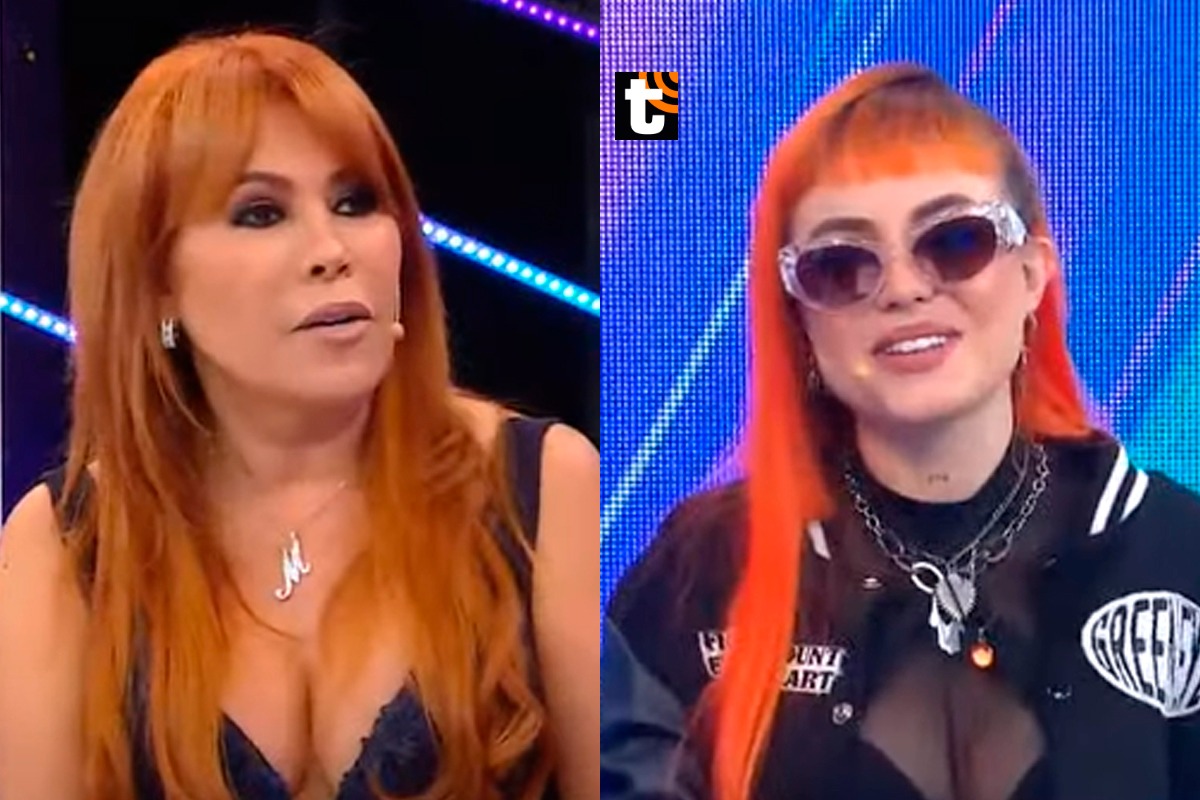 Magaly vs. Handa. 'Urraca' desaira a cantante. Foto: Captura ATV.